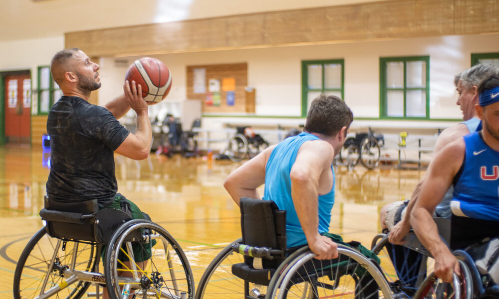 Wheelchair Basketball Shot